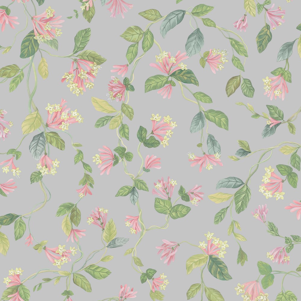 Flora Wallpaper 124/3017 by Cole & Son in Rose Olive Grey